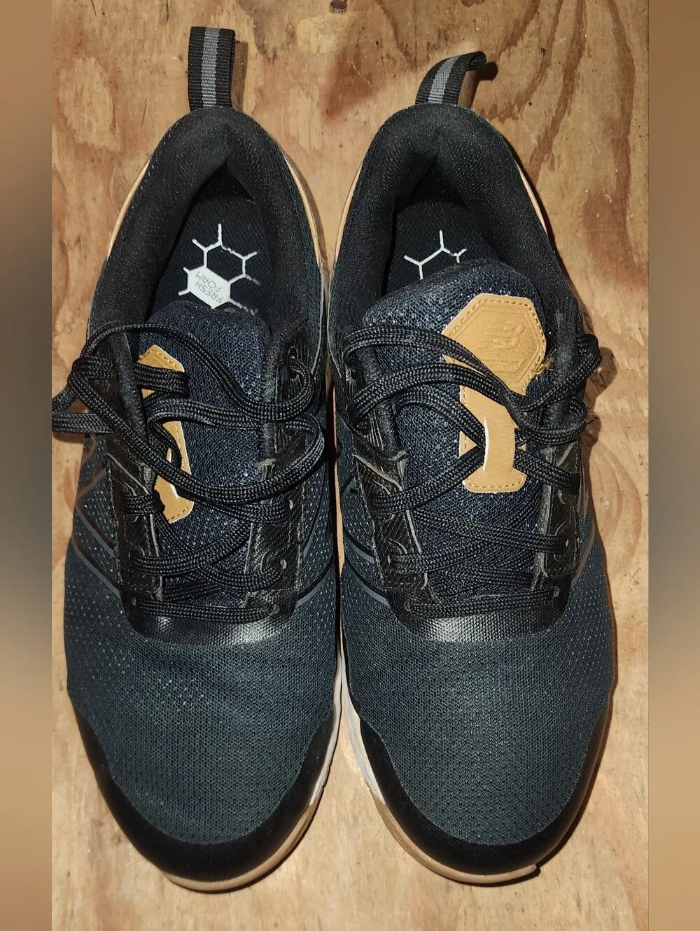 New Balance Men’s Black Golf Shoes Sz9.5 4wide